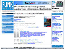 Tablet Screenshot of funkamateur.de